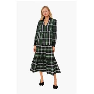 Tuckernuck Green Plaid Midi Dress